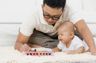 Father and baby