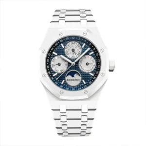 Royal Oak Blue 26579CB.OO.1225CB.01 | Steel & Ceramic, White