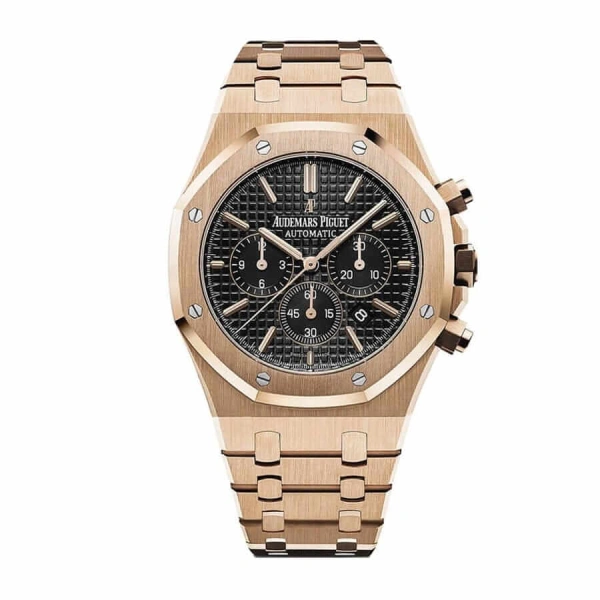 Royal Oak Black 26331OR.OO.1220OR.01 | Rose Gold