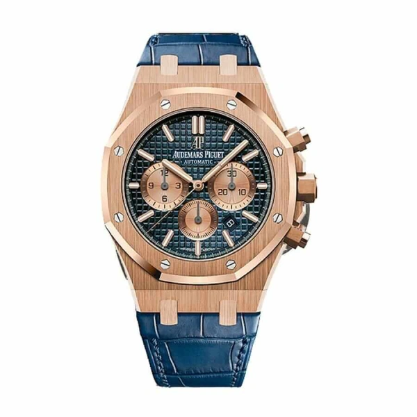 Royal Oak Blue 26331OR.OO.D315CR.01 | Rose Gold, Leather