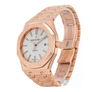 Additional view of Royal Oak White 15400OR.OO.1220OR.02 | Pink Gold