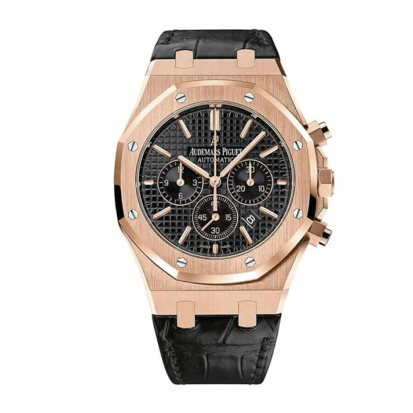 Royal Oak Black 26320OR.OO.D002CR.01 | Rose Gold, Black