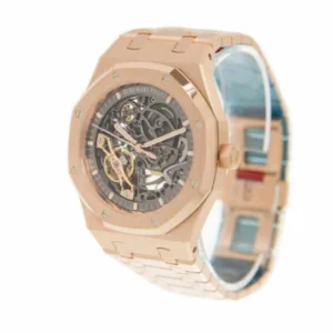 Additional view of Royal Oak Skeleton 15407ST.OO.1220ST.01 | Pink Gold
