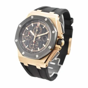 Additional view of Royal Oak Black 26208ST.OO.D305CR.01 | Rose Gold, Black