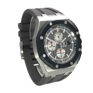 Additional view of Royal Oak Black 26401RO.OO.A002CA.01 | Steel / Silver, Black
