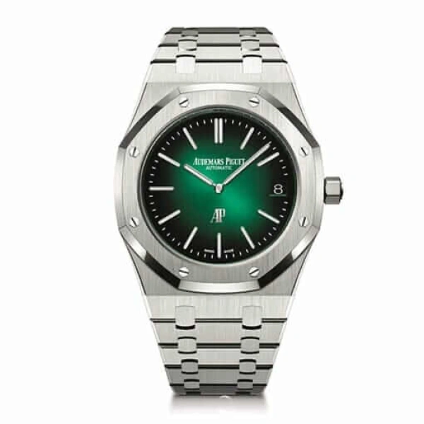 Royal Oak Green 15202PT.OO.1240PT.01 | Steel / Silver