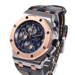 Additional view of Royal Oak Black 26471SR.OO.D101CR.01 | Black, Steel & Rose gold