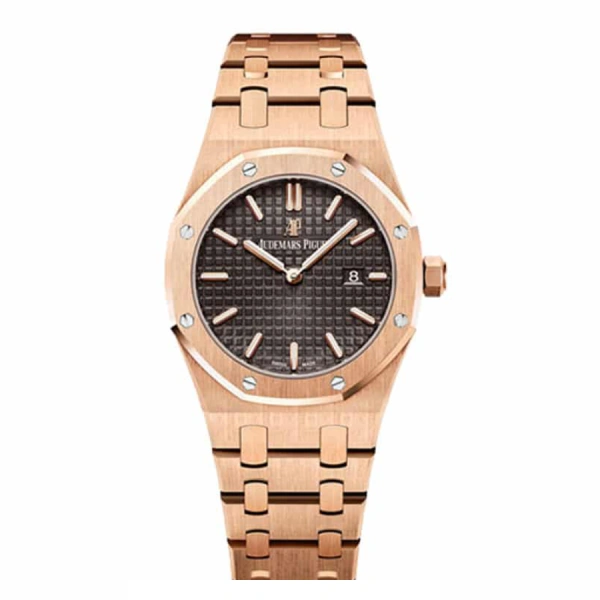 Royal Oak Brown 67650OR.OO.1261OR.01 | Pink Gold