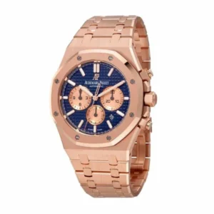 Additional view of Royal Oak Gold, Blue 26331OR.OO.1220OR.01 | Rose Gold