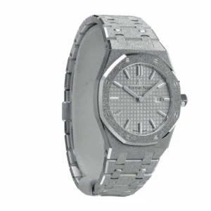 Additional view of Royal Oak Silver, Grey 67653BC.GG.1263BC.01 | Steel & White gold