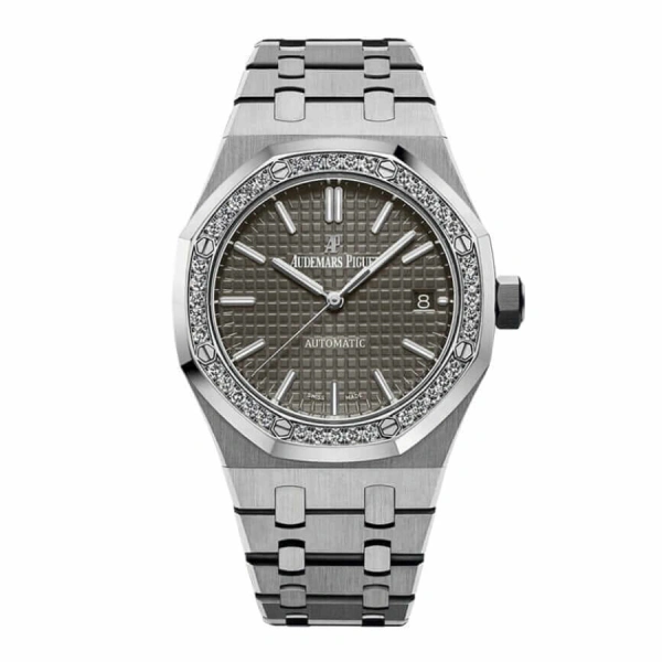 Royal Oak Drak Grey 15451ST.ZZ.1256ST.02 | Steel / Silver, Diamond