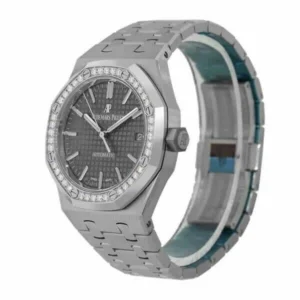Additional view of Royal Oak Drak Grey 15451ST.ZZ.1256ST.02 | Steel / Silver, Diamond