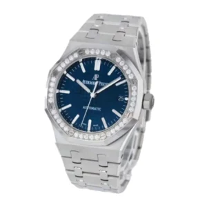Additional view of Royal Oak Blue 15451ST.ZZ.1256ST.03 | Steel / Silver, Diamond