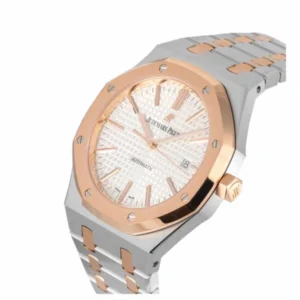 Additional view of Royal Oak White 15400SR.OO.1220SR.01 44MM | Steel & Rose gold