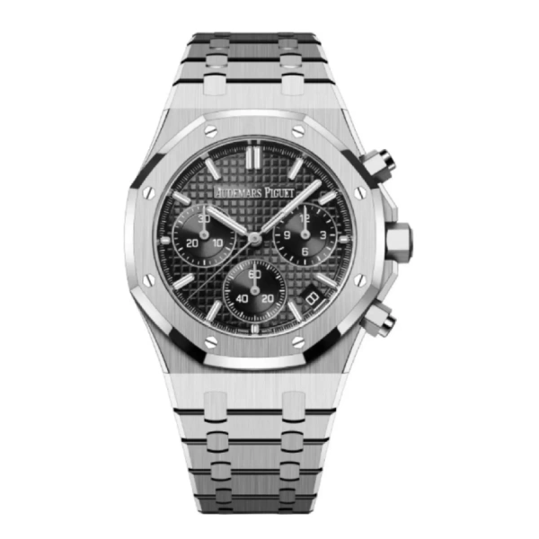 Royal Oak Black 26240stoo1320st06 | Steel / Silver