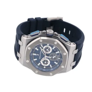 Additional view of Royal Oak Blue 26480TI.OO.A027CA.01 | Steel / Silver, Blue
