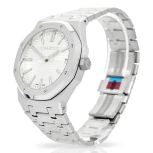 Additional view of Royal Oak White, Silver 15510ST.OO.1320ST.03 | Steel / Silver