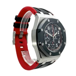Additional view of Royal Oak Offshore Black 26470SO.OO.A002CA.01 | Black, Red, Steel / Silver