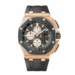 Royal Oak Offshore Black 26401RO.OO.A002CA.01 | Steel & Pink Gold, Black