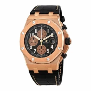 Additional view of Royal Oak Offshore Black 26470OR.OO.A002CR.02 | Black, Pink Gold