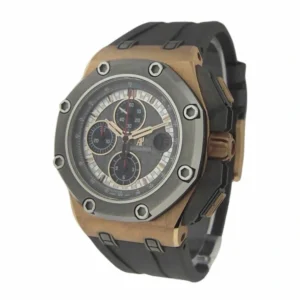 Additional view of Royal Oak Offshore Grey, Carbon 26568OM.OO.A004CA.01 | Dark Grey, Rose Gold