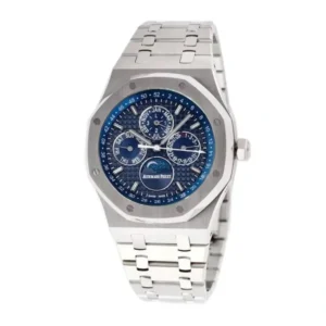 Additional view of Royal Oak Offshore Silver, Blue 26574ST.OO.1220ST.02 | Steel & White gold