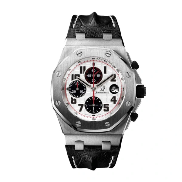 Royal Oak Offshore Silver, White 26170ST.OO.D101CR.02 | Black, Steel / Silver
