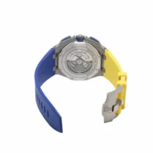Additional view of Royal Oak Offshore Blue, Yellow 26400SO.OO.A057CA.01 | Steel / Silver