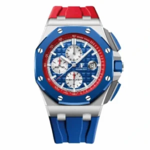 Royal Oak Offshore Blue 26400SO.OO.A502CA.01 | Red, Blue, steel & Titanium