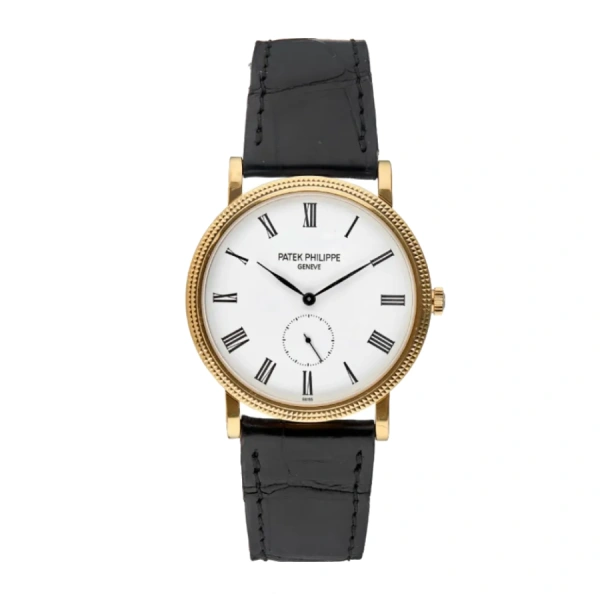 Patek Philippe Calatrava White 5296G-010 | Black, Rose Gold