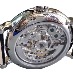 Additional view of Patek Philippe Tourbillion Skeleton P83000 | Black, Steel & White gold