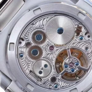 Additional view of Patek Philippe Tourbillion White White Dial 5711 Jumbo | Steel & White gold, Diamond, Black