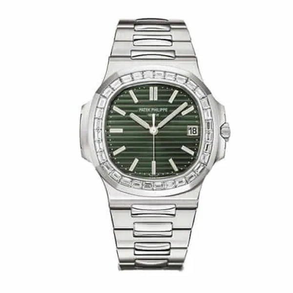 Patek Philippe Nautilus Green 5711/1300A-001 | Steel & White gold, Diamond