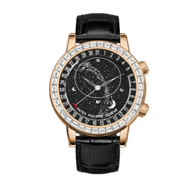 Patek Philippe Nautilus Black 6104R-001 | Black, Rose Gold & Diamond
