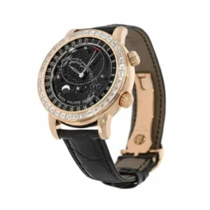 Additional view of Patek Philippe Nautilus Black 6104R-001 | Black, Rose Gold & Diamond