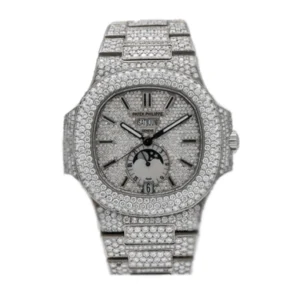 Patek Philippe Nautilus Silver, Diamond 5726/1A-001 | Steel & White gold, Diamond