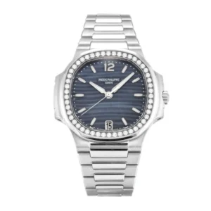 Patek Philippe Nautilus Blue 7018/1A | Steel & White gold, Diamond