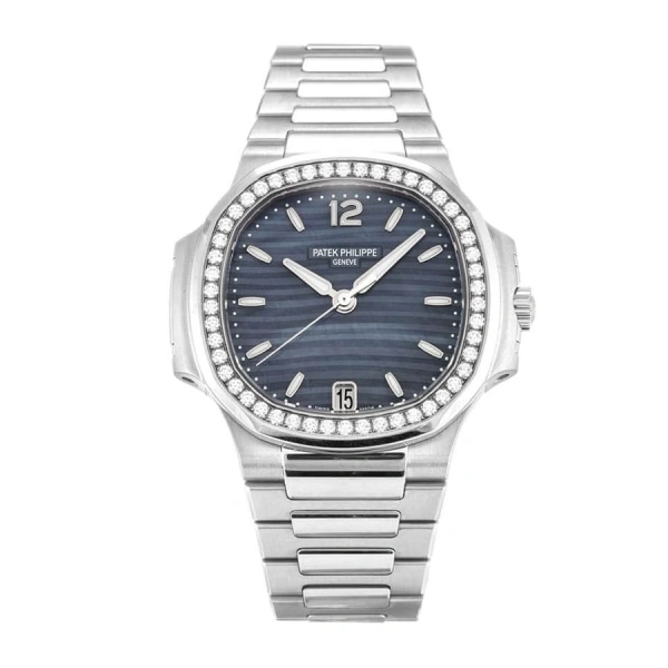 Patek Philippe Nautilus Blue 7018/1A | Steel & White gold, Diamond