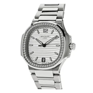 Additional view of Patek Philippe Nautilus White, Silver 7118/1200A | Steel & White gold, Diamond