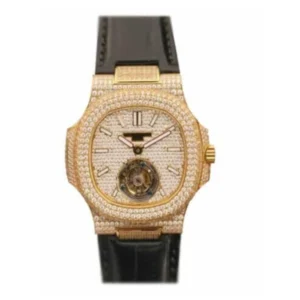 Patek Philippe Nautilus Diamond, Gold 5711 | Brown, Rose Gold & Diamond