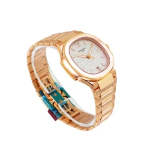 Additional view of Patek Philippe Nautilus White, Silver 7118/1R | Rose Gold