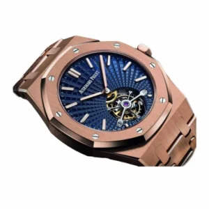 Additional view of Royal Oak Tourbillon Blue 26522OR.OO.1220OR.01 | Rose Gold
