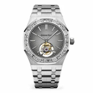 Royal Oak Tourbillon Silver 26516PT.ZZ.1220PT.01 | Steel & White gold, Diamond