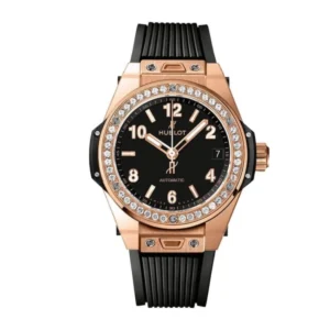 Hublot Big Bang Black 465.OX.1180.RX.1204 | Black, Rose Gold & Diamond