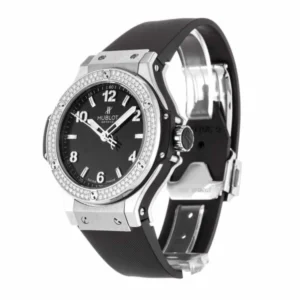 Additional view of Hublot Big Bang Black 361.SX.1270.RX.1104 | Black, Steel & White gold, Diamond