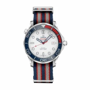 Omega Seamaster White 212.32.41.20.04.001 | Red, Blue