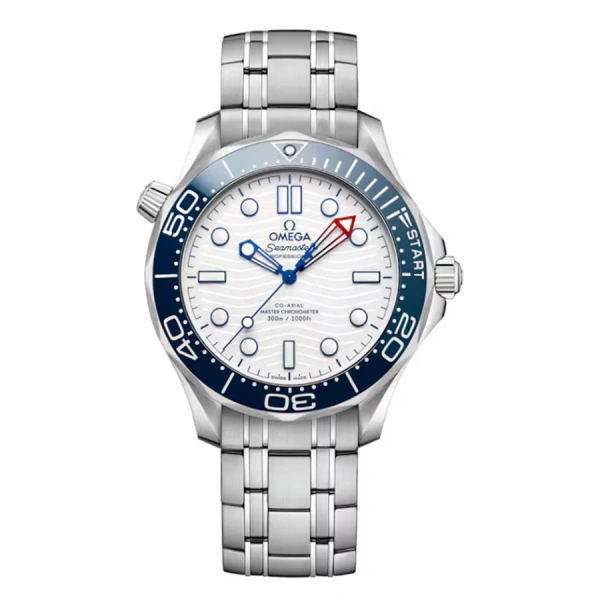 Omega Seamaster White, Blue 522.30.42.20.04.001 | Steel & White gold