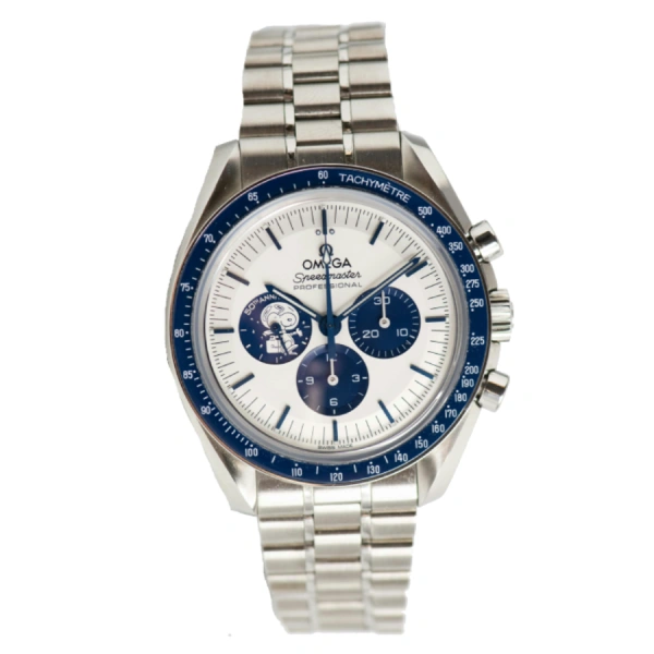 Omega Speedmaster White 310.32.42.50.02.001 | Steel & White gold, Blue