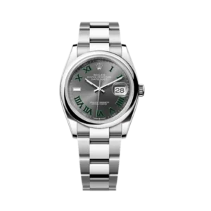 Rolex Datejust Grey Wimbledon | Steel & White gold | Oyster | Smooth