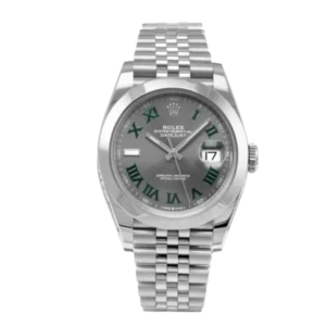 Rolex Datejust Grey Wimbledon | Steel & White gold | Jubilee | Smooth